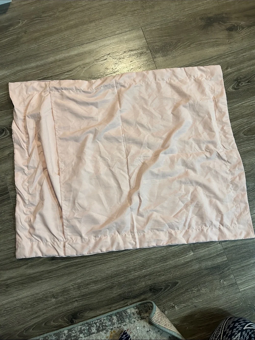 Standard Size Soft Pink Textured Pillow Sham - Home Bedding